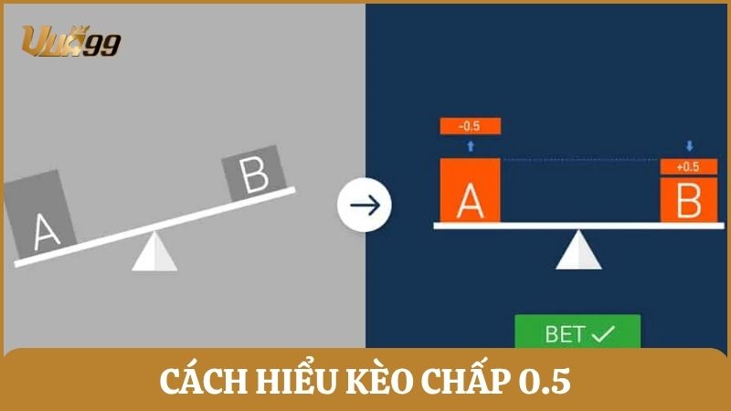 Cách hiểu kèo chấp 0.5 trong cá cược bóng đá