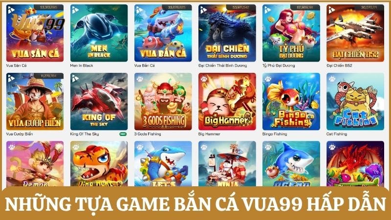 Giới thiệu những tựa game bắn cá hấp dẫn nhất mà bạn nên tham gia trên Vua99