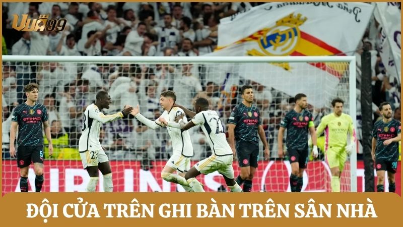 Tình huống đội cửa trên ghi bàn khi có ưu thế sân nhà